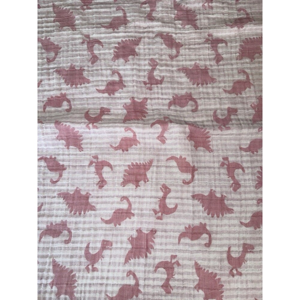 Nordstrom Baby Swaddle Muslin Dinosaur Print One Size Blanket Security Lovie